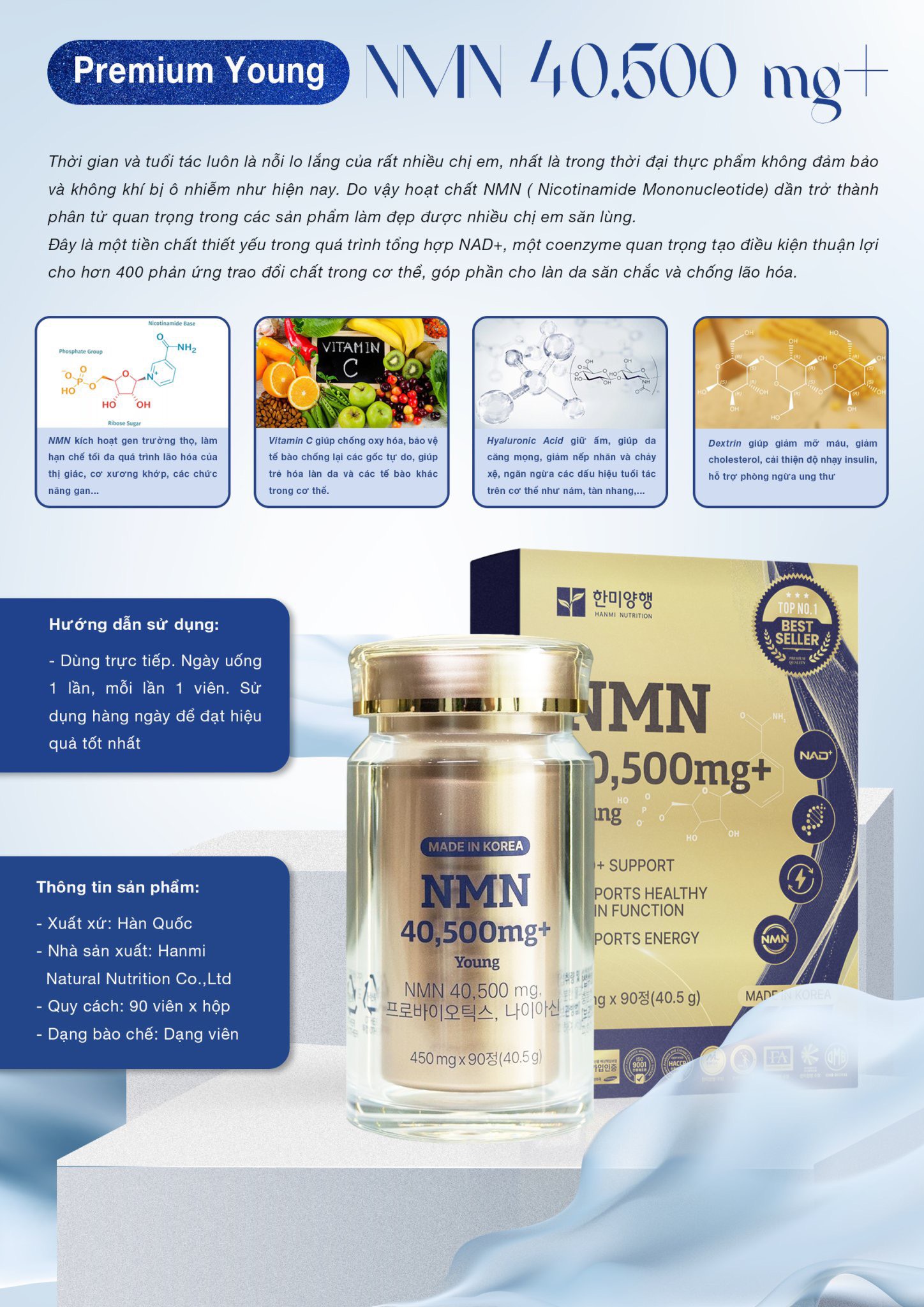 Nmn 40,500 Hàn Quốc